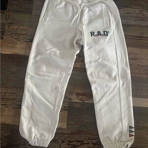 RAD Men's White Joggers